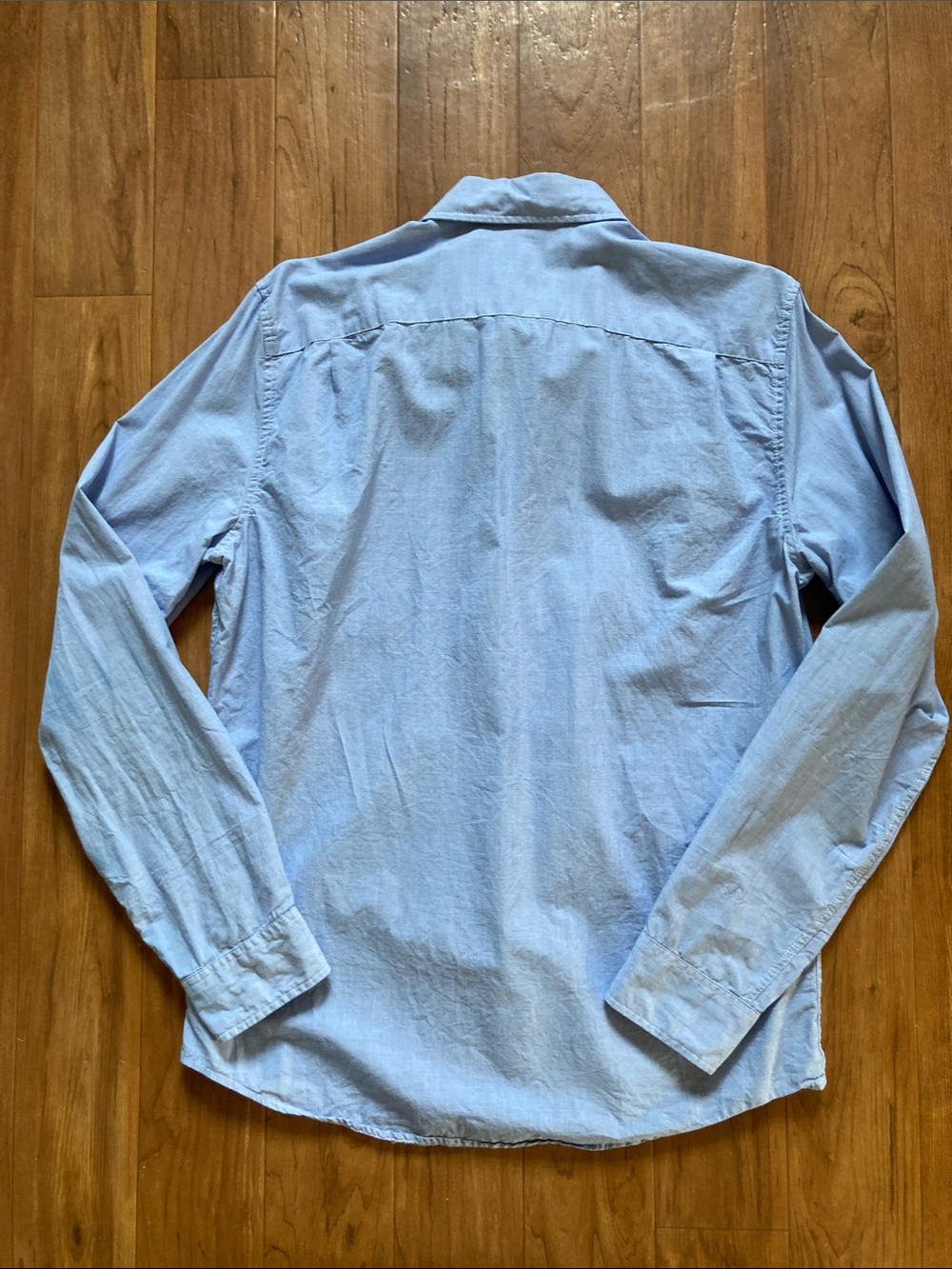 GAP Men’s Light Blue Button-Down Oxford Shirt 100% cotton - Picture 5 of 6